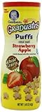 Gerber Graduates Puffs Cereal Snack, Strawberry...
