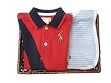 ラルフローレンの子供服　POLO　RALPHLAUREN　ベビー　出産お祝いセット（長袖）　男の子　７０ｃｍ　３ヶ月～６ヶ月用 [並行輸入品]