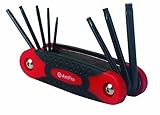 AMPRO T22991 Folding Tampered Star Wrench Set 8-Piece [並行輸入品]