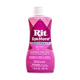 Craft County 合成 Rit 染料 More Liquid ファブリック染料 - 多色展開 - 210ml（7オンス） - スーパーピンク