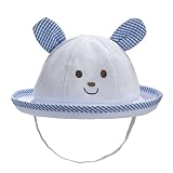 erisoベビーGirls幼児用BearバケットハットSun保護 US サイズ: XS カラー: ブルー