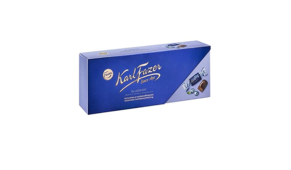 Amazon Fazer Karl Fazer ファッツェル カールファッツエル ブルーベリートリュフ チョコレート 6 箱 X 270gセット フィンランドのチョコレートです 並行輸入品 Fazer チョコレート菓子 通販