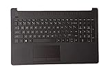 HP 15-DA 15-DB 15-DR 15-DA0053WM 15-DA0012DX 15-DA0073WM トラックパッド AHS US 15.6インチ ラップトップ 上部ケース パームレストキーボード タッチパッド アセンブリパーツ L20387-001 AP29M000400 ブラック