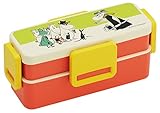 スケーター 4点ロック 2段 弁当箱 550ml ムーミン MOOMIN パレット 日本製 JZWFL6