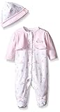 Little Meベビー女の子Footie and帽子 カラー: ホワイト