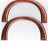 MSM-W1L 木工持ち手　　中(茶)　(内寸17cm高さ10.5cm, 茶)