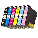 IC50互換インクカートリッジ IC50 IC6CL50(BK/C/M/Y/LC/LM) 6本セットふうせんプリンターインク増量対応機種：EP-301/302/4004/702A/703A/704A/705A/774A/801A/802A/803AW/804AR/901F/902A/903F/904A/PM-A820/A840S/A920/A940等