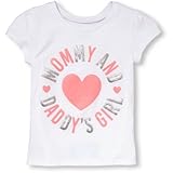 THE CHILDREN'S PLACE(ザ・チルドレンズプレイス) グリッターグラフィックティ トップス半袖Tシャツ 12～18ヶ月【並行輸入】