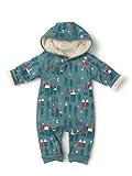 冬のカバーオール - ブルー -  Snowsuit - Enchanted Wood - フェアトレード オーガニックコットン - Fairtrade Organic Cotton (18-24 M