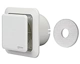 新協和 プッシュ式レジスター PM2.5対応フィルター付 SRP-100+FR-PE100 シルバーホワイト