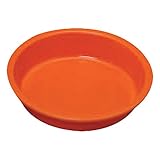 アイリスオーヤマ 受け皿 カラー受皿 6号 オレンジ 直径約18×高さ約3.3