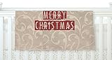 KESS InHouse Sylvia Cook We Wish You A Merry Christmas Holiday Fleece Baby Blanket 40 x 30 [並行輸入品]