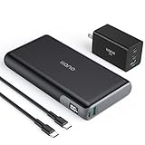 llano 100W 30000mAh 大容量モバイルバッテリー 急速充電 USB-Cケーブル付 PSE認証済 ブラック