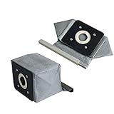 gdlhspユニバーサル掃除機不織布フィルタダストバッグ、2pcs Washable交換用ダストバッグ10 x 11 cm