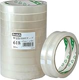 3M スコッチ 軽包装用OPPテープ 618 12mm幅x50M 618 12X50