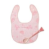 Le Creuset ル・クルーゼ ベビー・スタイ＆スプーン・ギフトセット (ミルキーピンク)