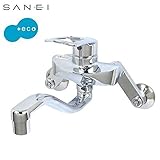 三栄水栓　SANEI　キッチン用(壁付)　シングル混合栓 寒冷地仕様　K1712EAK-13