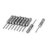 uxcell プラスドライバービット　50mmx6.3mm　PH00　磁気　S2　10個