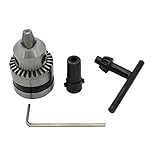 電動ドリルチャック0.02-1/4インチ（0.6-6mm）マウントB10フィット0.19インチ（5mm）モーターシャフトモデル電動工具