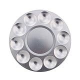 新しいアルミ10コンパートメント水彩油塗装ペイントトレイミキシングパレット
