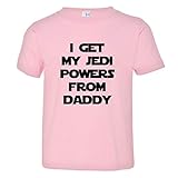 少年/少女I Get My Jedi PowersからDaddyトップ品質幼児Tee US サイズ: M カラー: ピンク
