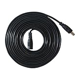 Liwinting 2mDC延長ケーブル 2.1mm x 5.5mm DC/AC電源延長ケーブル ACケーブル DCアダプタ延長ケーブル ACジャック DCプラグ DCオス - メスコネクタ ケーブル