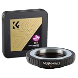 K&F CONCEPT マウントアダプター M39-M4/3 変換 M39 L39 マウント レンズ マイクロフォーサーズ M4/3マウント カメラ Micro4/3カメラ マウント変換アダプター 無限遠実現