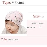 （ワボーズ） Waboatsベビー キッズ 子ども 赤ちゃんウサギ柄ホワイトの帽子 ボーダー ボンボン 暖かい ホワイト