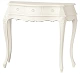 アンティーク調家具 クラシカルシリーズ コンソールテーブル 【ホワイト】