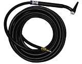 CK Worldwide CK9-25-R FX Standard Series Gas Cooled TIG Torch Flex Head, Black by CK Worldwide
