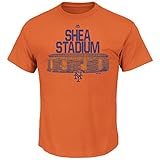マジェスティックメンズMLB Prime Time Comeback Tシャツ( Large ,ニューヨーク・メッツ)