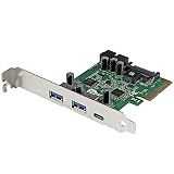 StarTech.com 5ポート USB 3.1(10Gbps) 増設PCIe拡張カード 1x USB-C/2x USB-A/2x 内部ポート(5Gbps ピンヘッダ) PEXUSB312EIC