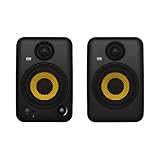 KRK ポータブル・ニアフィールドモニタースピーカー キャリーバック付属 1ペア 伝統のKRKサウンド Bluetooth対応 USB対応 自動ルーム測定機能搭載(測定マイク付属) Go Aux 4