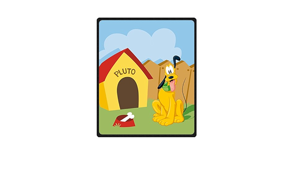 Amazon カスタムブランケットかわいい犬プルートcartoonイメージ 40 X 50 ひざ掛け ハーフケット オンライン通販