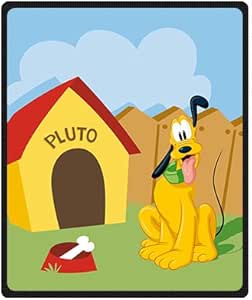 Amazon カスタムブランケットかわいい犬プルートcartoonイメージ 40 X 50 ひざ掛け ハーフケット オンライン通販