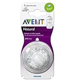 Philips Avent teat slow flow 1month+ - フィリップスAvent乳首遅い流れの1ヶ月+ (Avent) [並行輸入品]