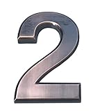 do4u 2パックBronze House &メールボックス数3d Radianメタル番号self-stickメールボックス数をwith反射ブロンズメッキ、ドア、家、メールボックス、ストリートアドレス