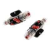 Baoblaze 2個セット　遮断器　ソーラーシステム　回路ブレーカ　リセット　カーオーディオ/ビデオ　ヒューズ　インバータ　防水　20A 12V DC