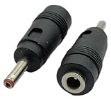 DC変換アダプタ 互換品 外径4.0mm 内径1.7mm（メス）→ 外径3.5mm 内径1.35mm（オス） 24V 5A対応 DC電源プラグ 変換コネクター 電源アダプター