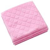 Nice Days（ナイス　ディズ）　ベビー用　おむつ替えシート 可　１００％コットン　柔らか　通気性　防水　6層　5枚セット　 (ピンク)