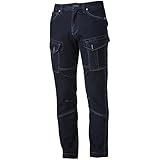 SOWA(ソーワ) ストレッチデニム(ワンウォッシュ) ブルーブラック 3Lサイズ 50038