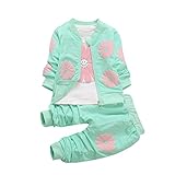 (プタス)Putars ベビー服 子供服 上下セット パーカー Tシャツ 三点セット 女の子 長袖 花柄 可愛い 秋 冬 スポーツ 運動会 旅行 記念日 プレゼント 12-36ヶ月