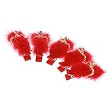Dovewill ヘアピン　ヘッドウェア　ヘアクリップ　子供向け　新年　クリスマス　お祝い　アクセサリー　贈り物　５個入り　全４スタイル - クラウン