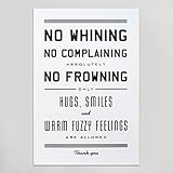HAMMER PRESS ハンマープレス アメリカ発 おしゃれで温かみのあるアートプリントポスター no whining 【正規輸入品】