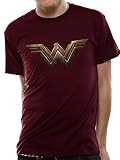 Maroon Adults Wonder Woman T-shirt XL