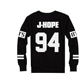 BTS Bangtan Boys ブラックパーカー セーター プルオーバー