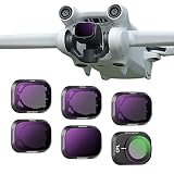 NEEWER NDフィルターセット Mini 3/Mini 3 Proに対応 ニュートラルデンシティフィルター ドローンレンズアクセサリー 軽量プラスチックフレーム&マルチコーティングHD光学ガラス 6パック:CPL ND8 ND16 ND32 ND64 ND128
