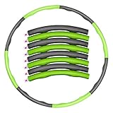 8本組 フラフープ サイズ調整可 組み立て式 ダイエット Flaradise 体操用品 ウエスト くびれ 引き締め 有酸素運動 直径約96c