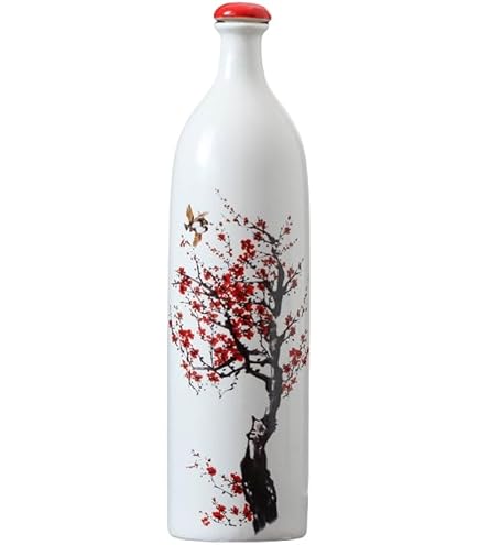 Amazon｜職人手作り 陶器瓶 ワインボトル 酒瓶 焼酎瓶 密封された