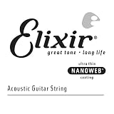 Elixir エリクサー アコースティックギター用 バラ弦 NANOWEB フォスファーブロンズ .035#14135 【国内正規品】